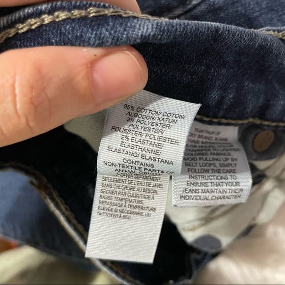 2/26 Brooke Skinny Jeans Raw Released Hem Lucky Brand - Picture 8 of 11